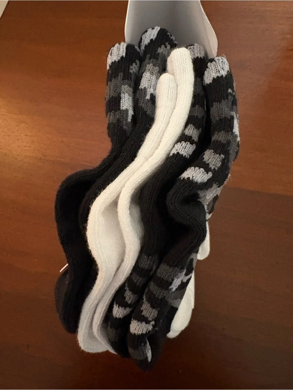 New Nike 6 Pack Lightweight Camo Ankle Socks Newborn 6-12 Months